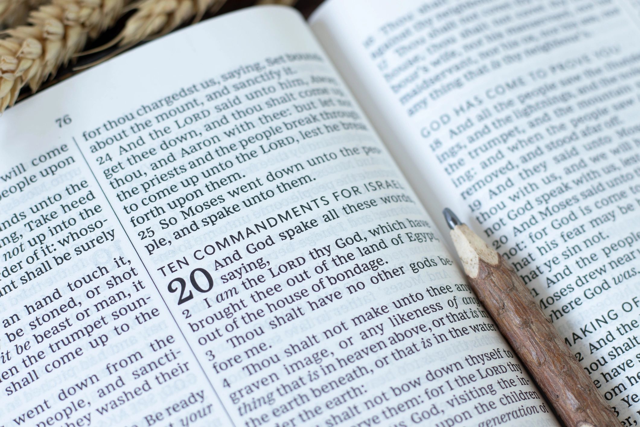 open Bible inspirational